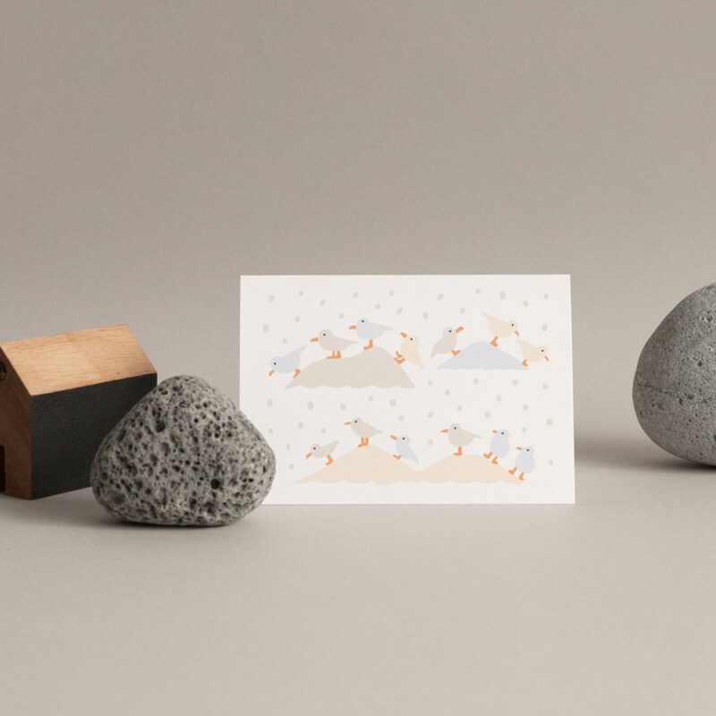 Grußkarte - Gulls Landing